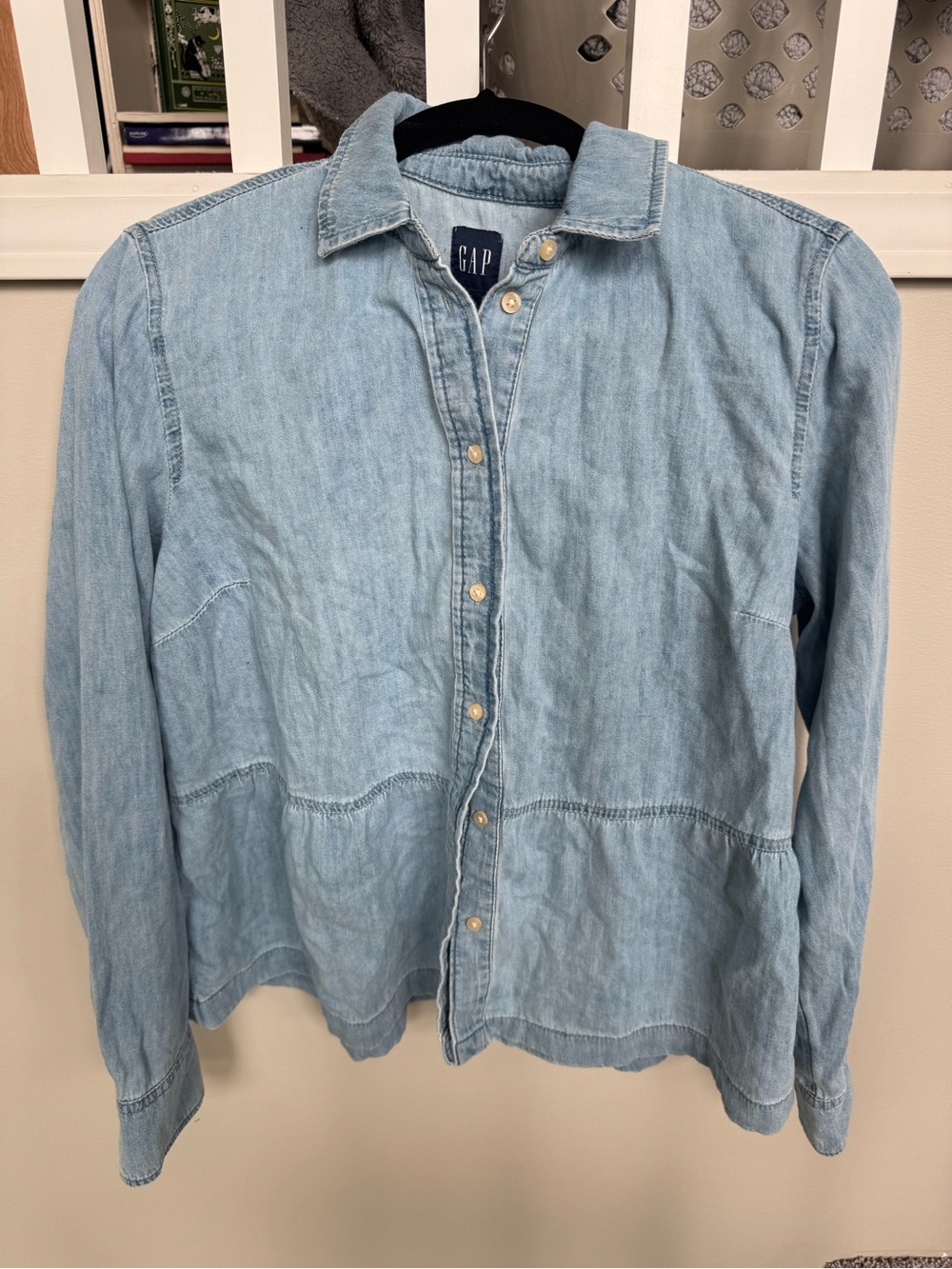 GAP Light Blue Chambray Shirt